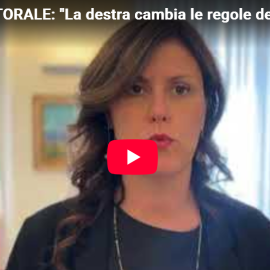 LEGGE ELETTORALE: “La destra blinda la legge elettorale per paura di perdere”